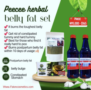 PEECEE HERBAL BELLY FAT FLUSH SUPER SET – Falon Cosmetic